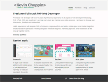 Tablet Screenshot of kevinchoppin.co.uk